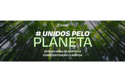 Banner da iniciativa #UnidosPeloPlaneta do Kwai.