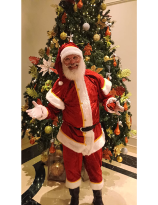 Foto do Papai Noel.
