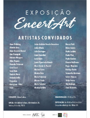 Banner de divulgação da exposição EncertArt.