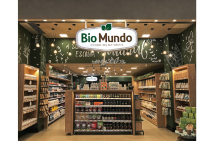 Foto da fachada da loja Bio Mundo.