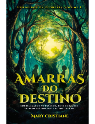 Capa do livro Amarras do Destino, da escritora baiana Mary Cristiane.