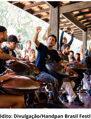 Foto da primeira edição do Handpan Brasil Festival.