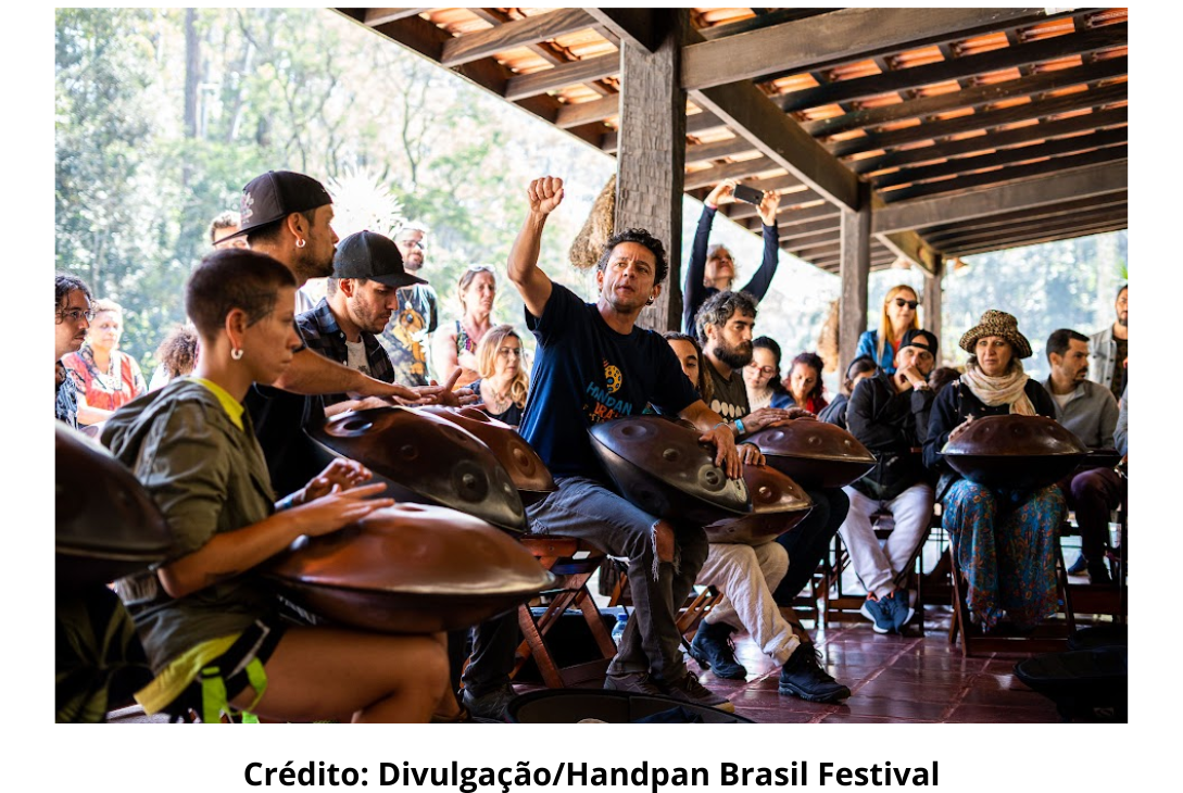 Foto da primeira edição do Handpan Brasil Festival.