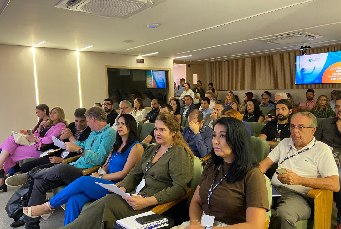 Foto da Aula Magma realizada pelo Câmpus UNIDAS para divulgação de programação anual.