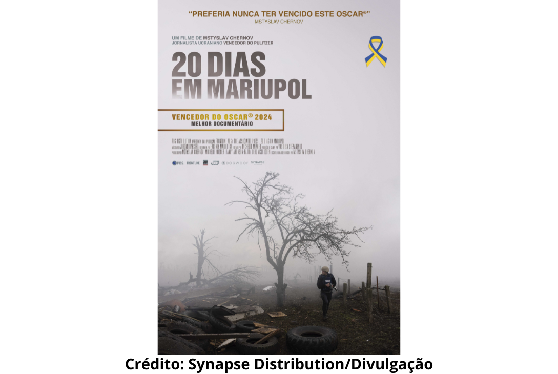 Cartaz de divulgação do documentário 20 Dias em Mariupol.