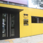 Foto da fachada da Fundação Dorina Nowill para Cegos.