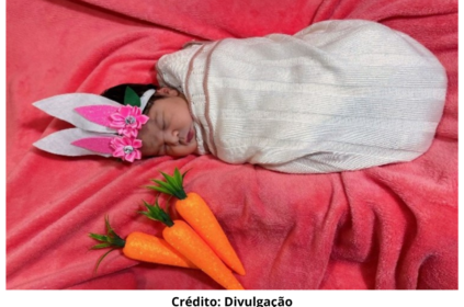 Foto de ensaio fotográfico de recém-nascidos do Hospital Estadual de Formosa.