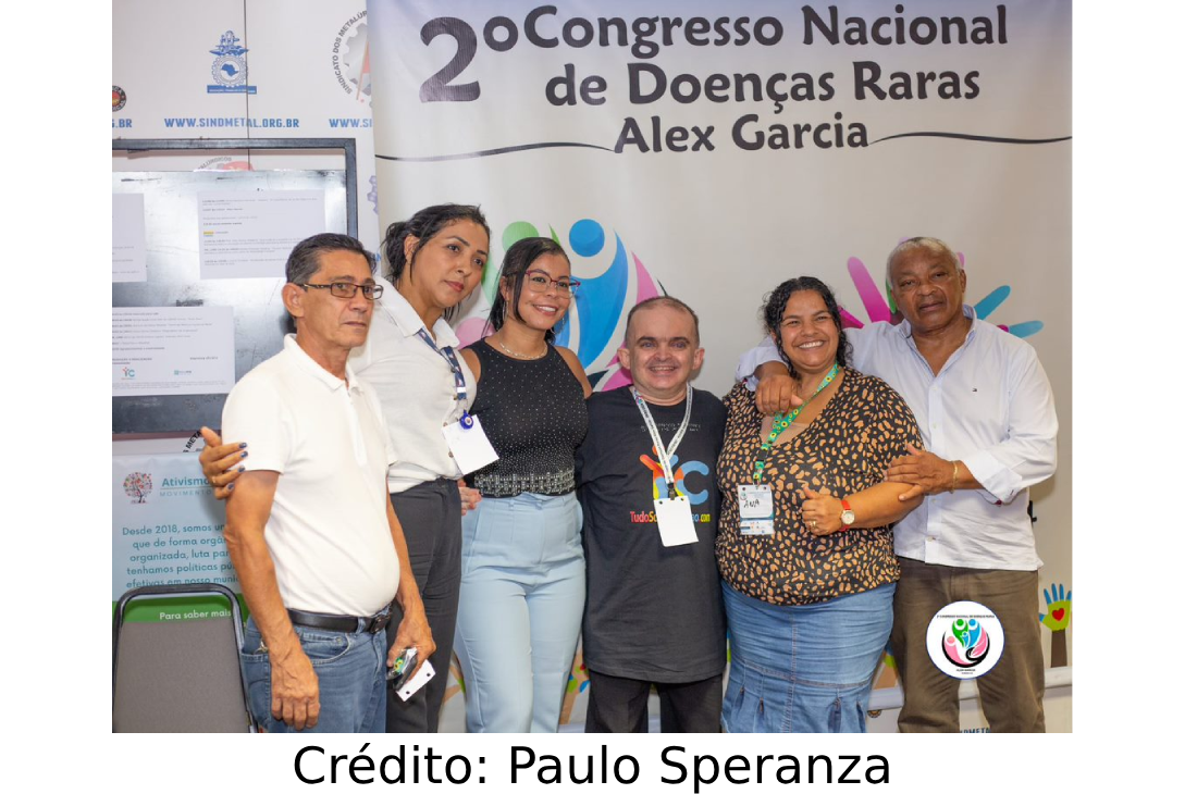 Foto com participantes da segunda edição do Congresso de Doenças Raras “Alex Garcia”.