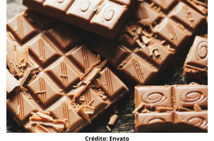 Foto ilustrativa de barras de chocolates.