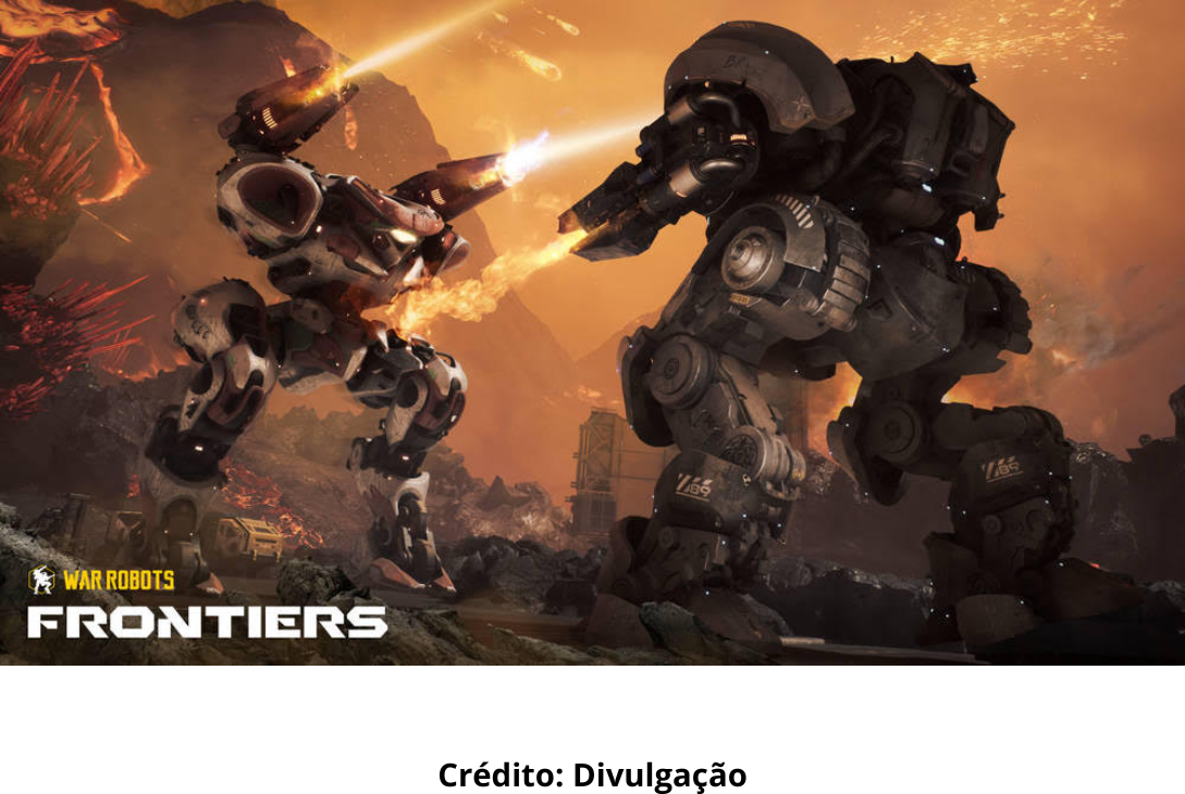 Imagem do jogo War Robots: Frontiers.