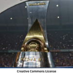 Foto do troféu da Série B do Brasileirão.