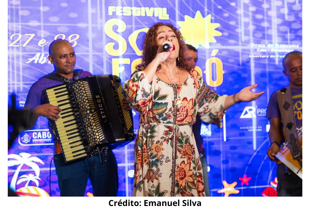 Foto de show de uma das edições do Festival Sol Forró.