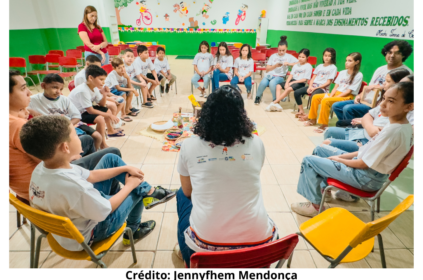Foto do evento literário inclusivo realizado no realizados no Instituto Social e Cultural de Sítio Fragoso.