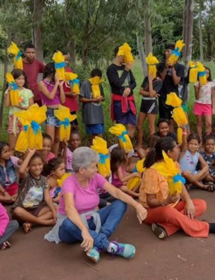 Foto de ação do Rotary Club de Barretos.