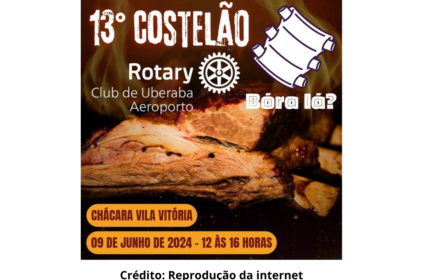 Banner de divulgação do evento gastronômico do Rotary Club de Uberaba - Aeroporto.