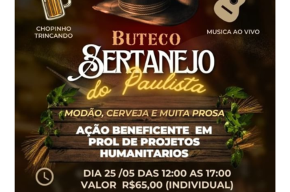 Banner do evento organizado pelo Rotary Club de Piracicaba - Paulista.