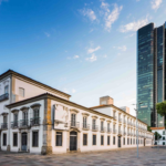 Foto da fachada do Paço Imperial no Rio de Janeiro;