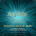 Banner de divulgação do relançamento do filme Harry Potter e o prisioneiro de Azkaban.