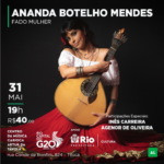 Banner de divulgação do show de Fado.