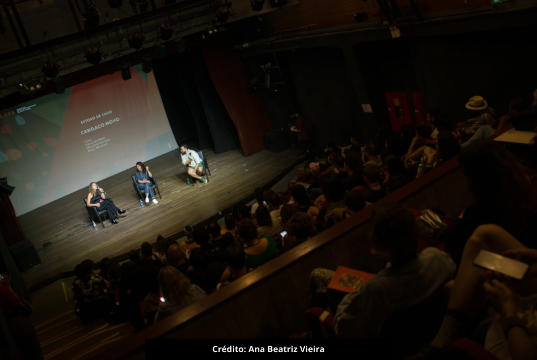 Foto de uma das edições do Festival de Roteiro Audiovisual de Porto Alegre.