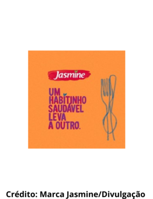 Baner da campanha da Jasmine.