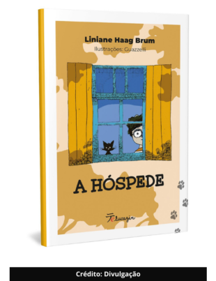 Foto da capa do livro A Hóspede escrito por Liniane Haag Brum.