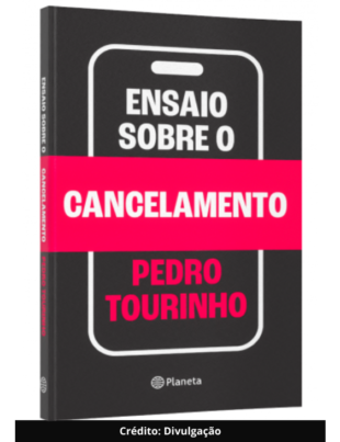 Foto da capa do livro Ensaio sobre o cancelamento escrito por Pedro Tourinho.