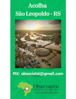 Banner de divulgação da campanha de Pix Solidário da OSB de São Leopoldo.