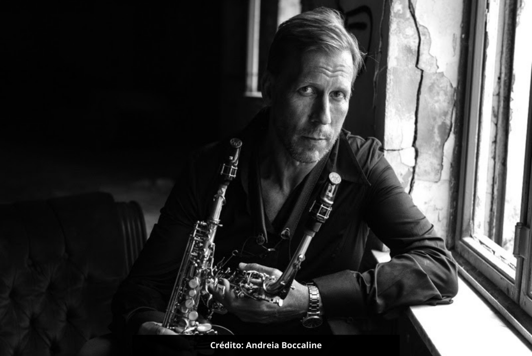 Foto do saxofonista finlândes Pekka Pylkkänen.
