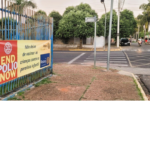 Foto da rua que recebeu ação do Rotary Club de Vera-Cruz.