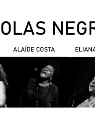 Banner de divulgação do show Pérolas Negras.