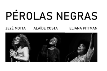 Banner de divulgação do show Pérolas Negras.