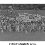 Cena do documentário Os Caminhos da Democracia – 1932–1977: a história do Movimento Estudantil no Brasil.