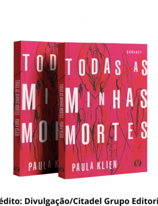 Capa do livro Todas as minhas mortes escrito por Paula Klien.