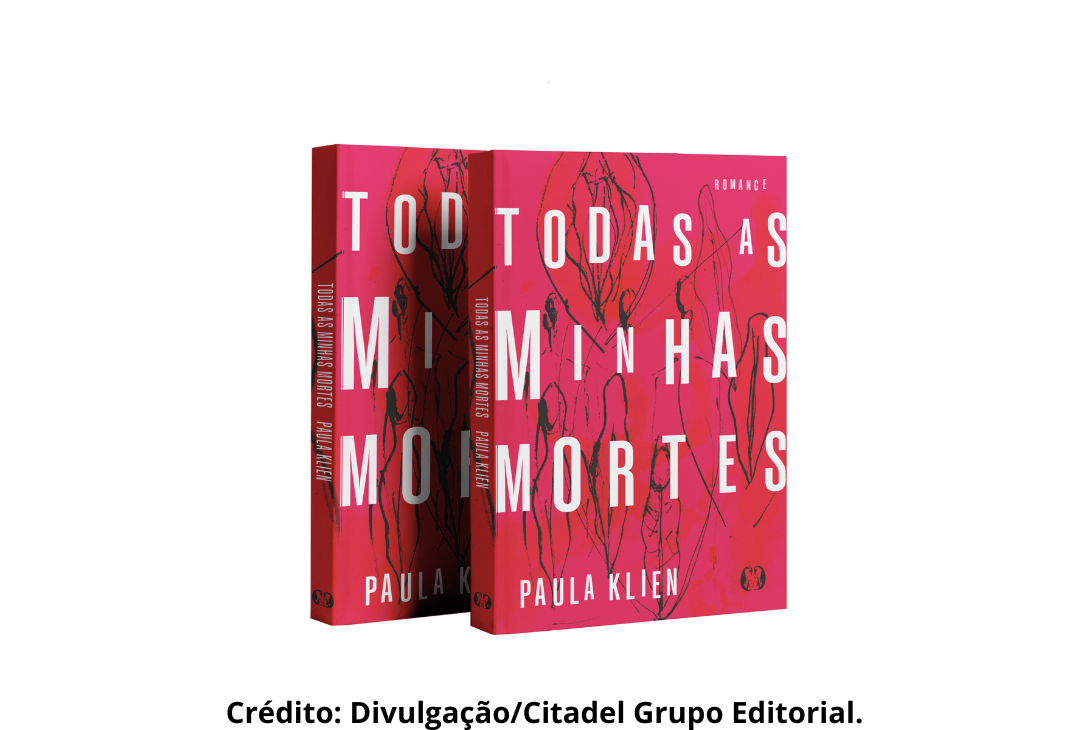 Capa do livro Todas as minhas mortes escrito por Paula Klien.