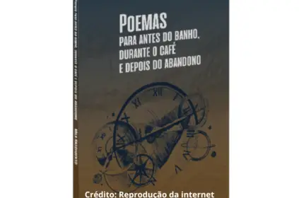 Capa do livro Poemas para antes do banho, durante o café e depois do abandono, da médica e escritora paulistana Mila Nascimento.