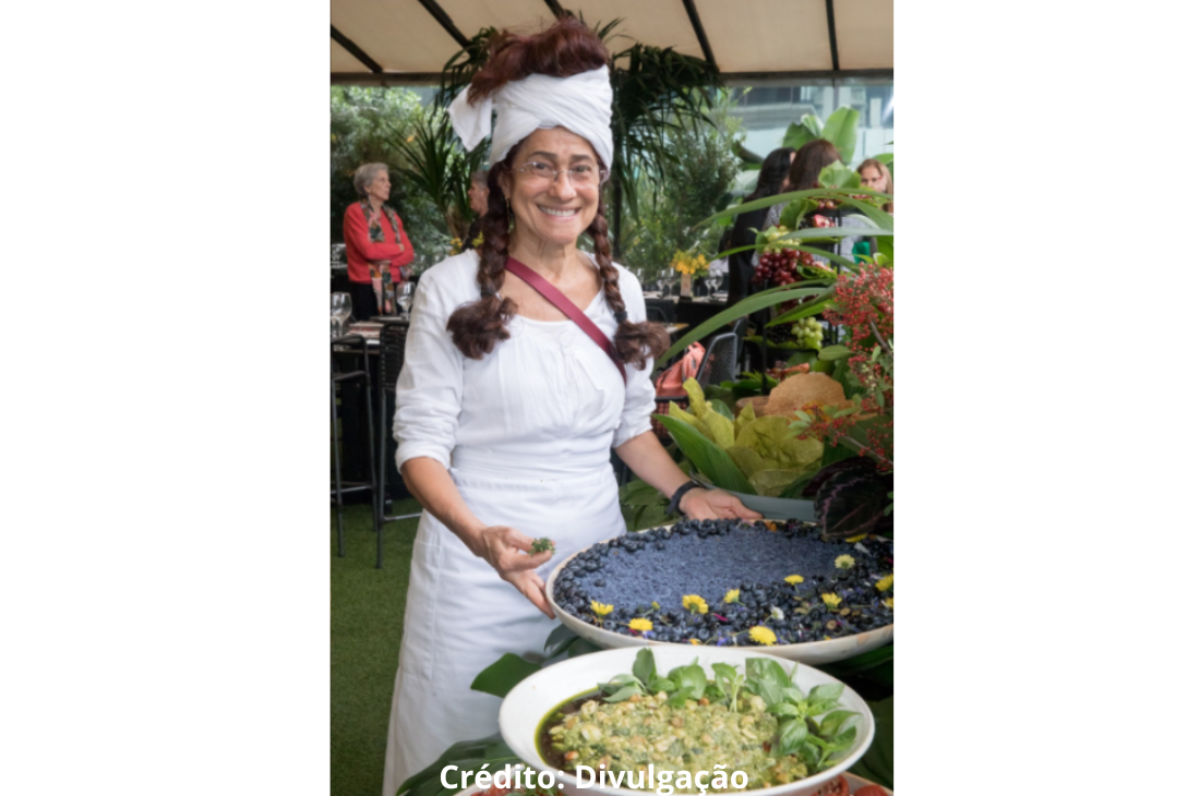 Foto da chef de cozinha e entrevistada Neka Mena Barreto.