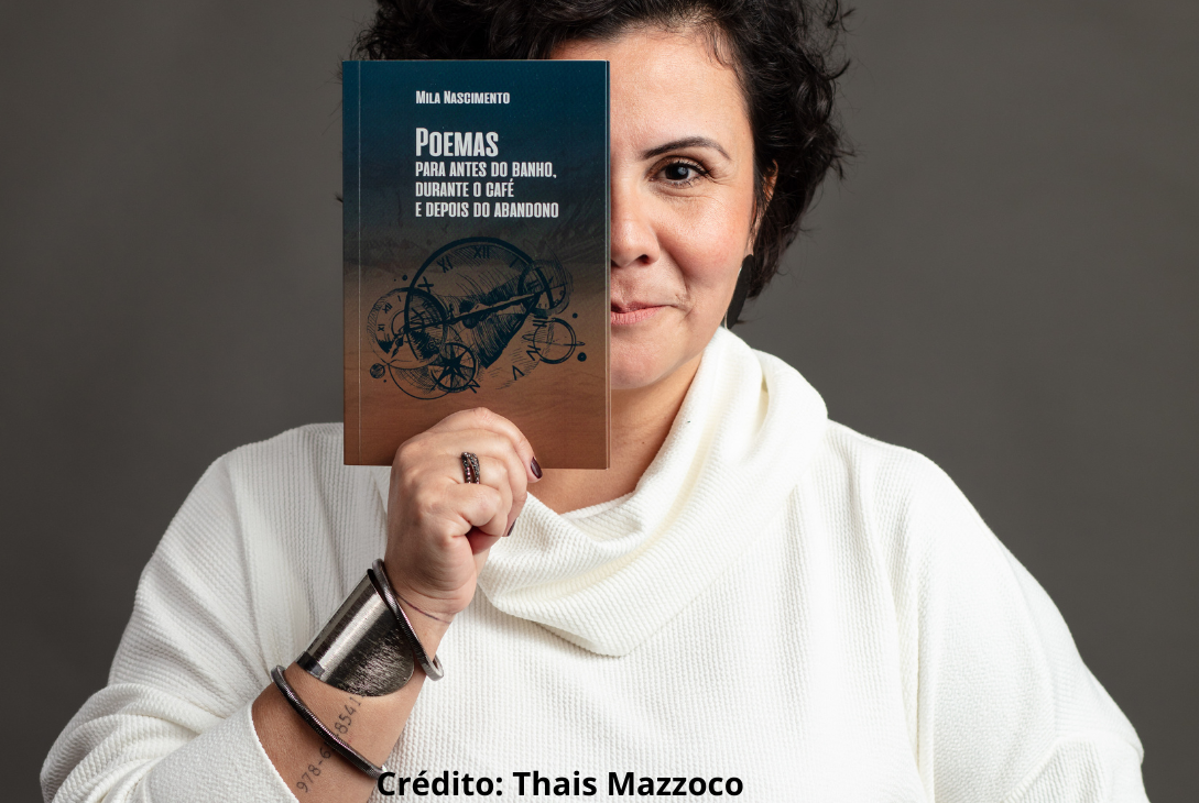 Foto da escritora e entrevistada Mila Nascimento.