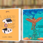 Imagem-montagem com capas dos livros vencedores do Prêmio Tato Literário.