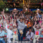 Foto da Festa Julina realizada pelo Ministério da Cultura.