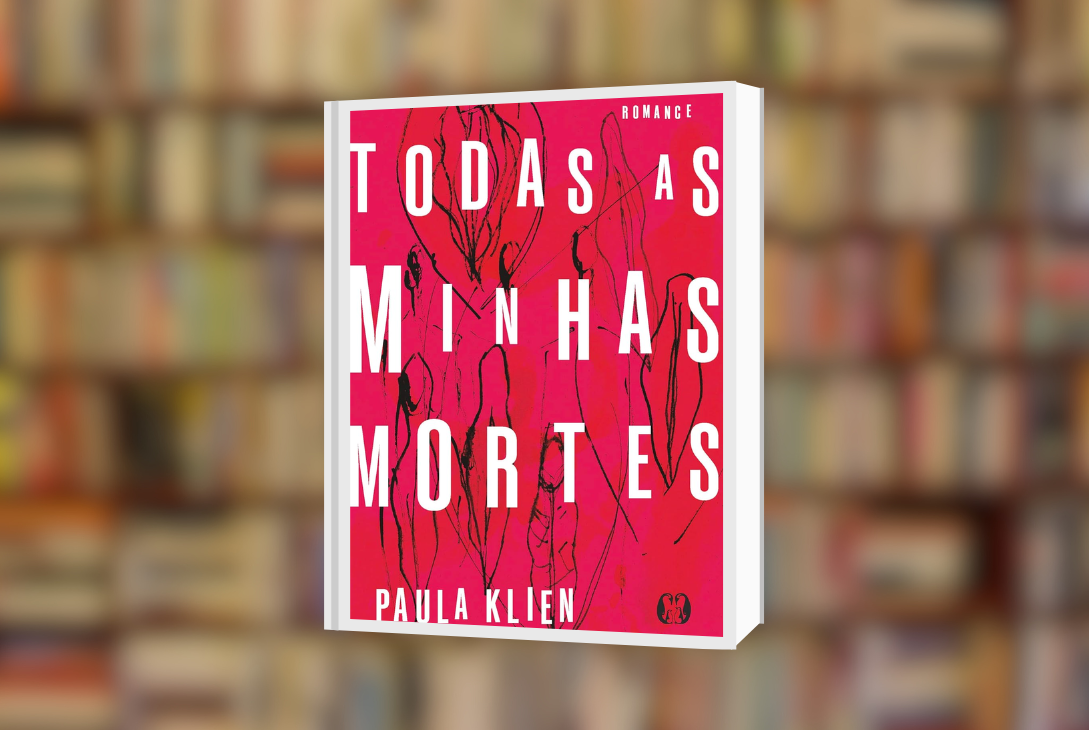 Imagem-montagem com capa do livro Todas As Minhas Mortes.