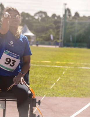 Foto da paratleta Giovanna Boscolo.