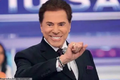 Imagem do apresentador Sílvio Santos.