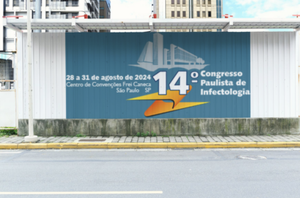 Imagem-montagem com banner de divulgação do evento.