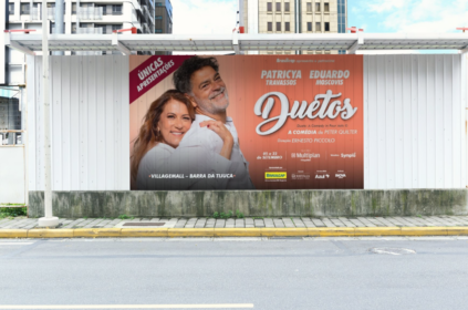 Imagem-montagem com banner de divulgação do evento.