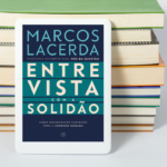 Imagem-montagem com capa do livro Entrevista com a solidão.