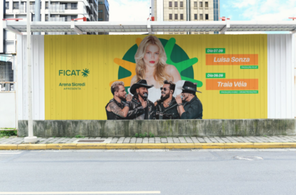 Imagem-montagem com banner de divulgação do evento.