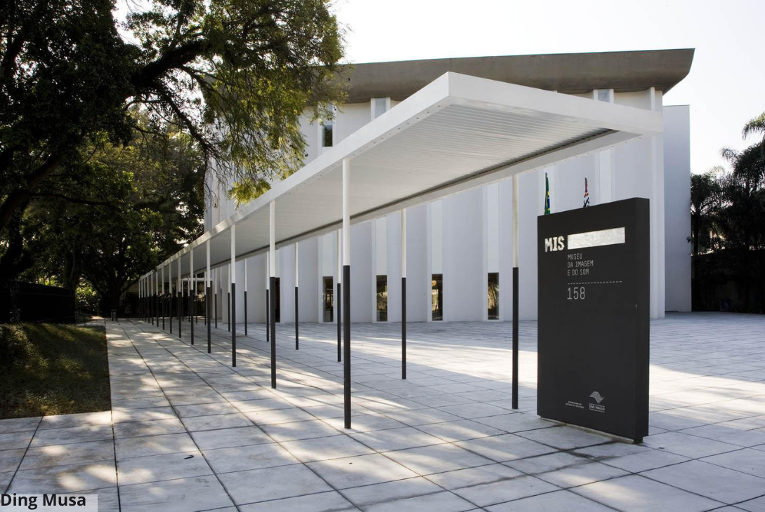 Fachada do Museu de Imagem e Som de São Paulo.