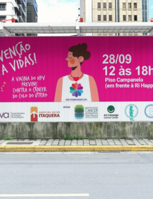 Imagem-montagem com banner de divulgação do evento.