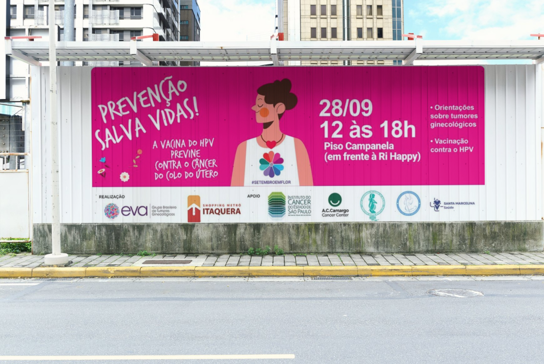 Imagem-montagem com banner de divulgação do evento.